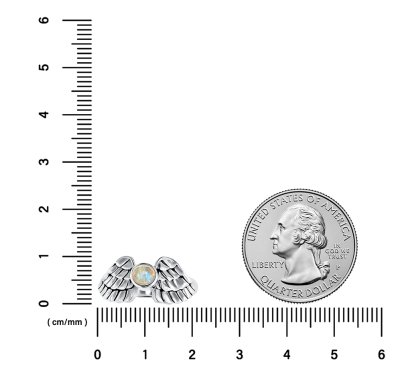 Sterling Silver Rainbow Moonstone Ring