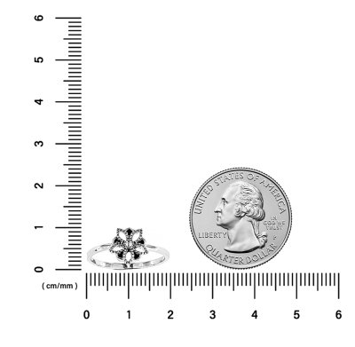 Sterling Silver flower Ring