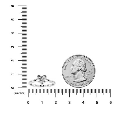 Sterling Silver Celtic Knot (Claddagh) Ring