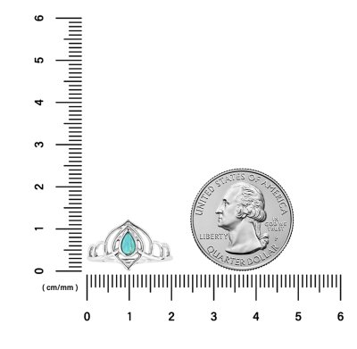 Sterling Silver Ring with Turquoise