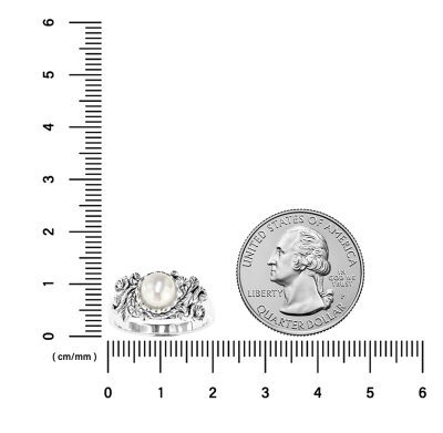 Sterling Silver Freshwater Pearl Ring