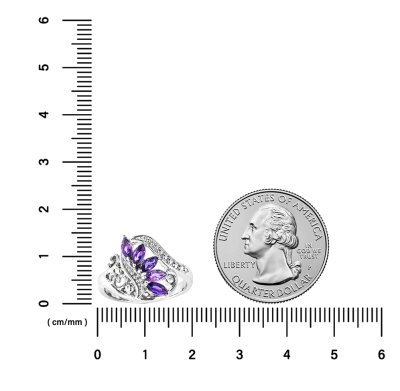 Sterling Silver Amethyst Ring