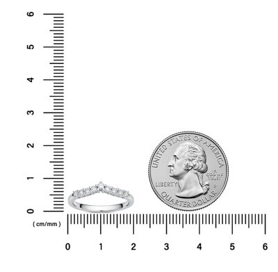 Sterling Silver Moissanite Ring