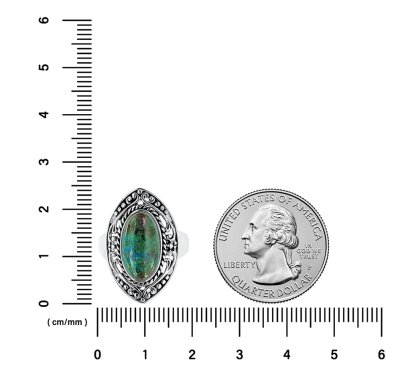 Sterling Silver Chrysocolla Ring