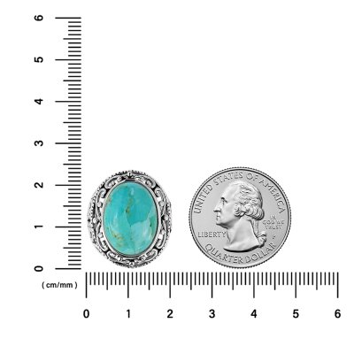 Sterling Silver Turquoise Vintage Ring