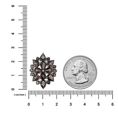 Sterling Silver Smoky Quartz Ring