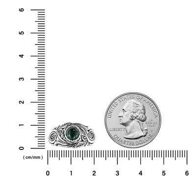 Sterling Silver Malachite Ring