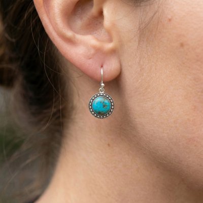 Sterling Silver Turquoise Earring