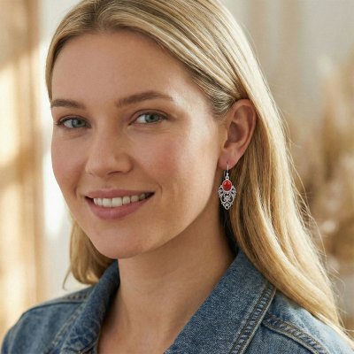 Sterling Silver Filigree Earrings