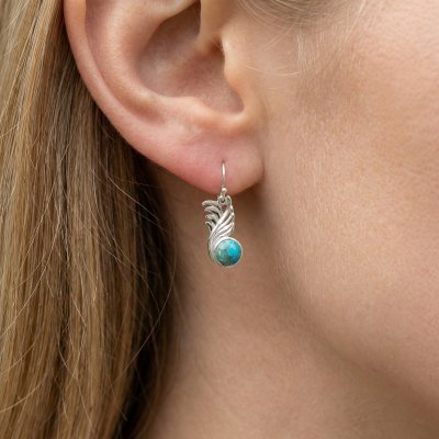 Sterling Silver Turquoise Earrings