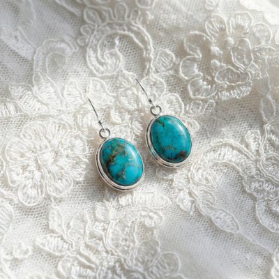 Sterling Silver Turquoise Earrings