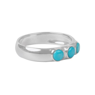 Sterling Silver Blue Sleeping Beauty Turquoise Ring