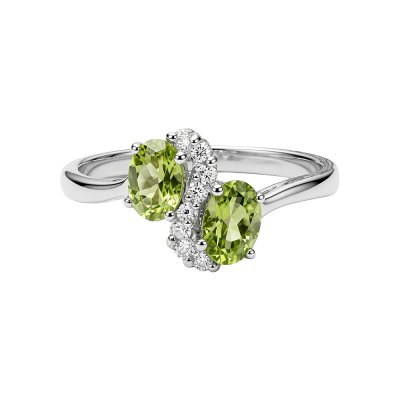 Sterling Silver Peridot Ring