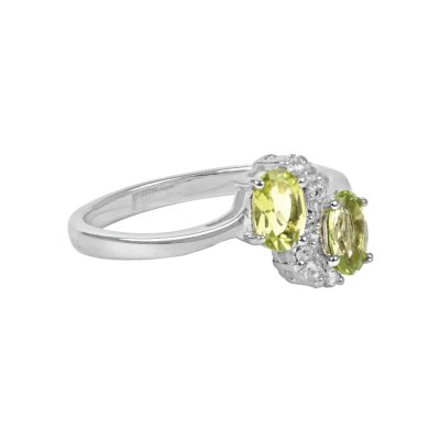 Sterling Silver Peridot Ring