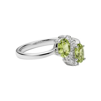 Sterling Silver Peridot Ring