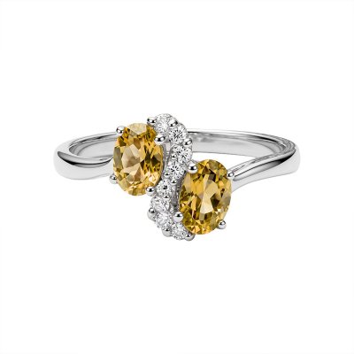 Sterling Silver Citrine Ring