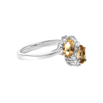 Sterling Silver Citrine Ring