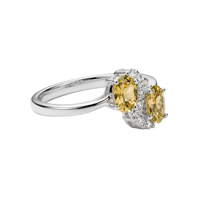 Sterling Silver Citrine Ring