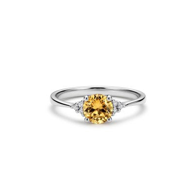 Sterling Silver Citrine Ring