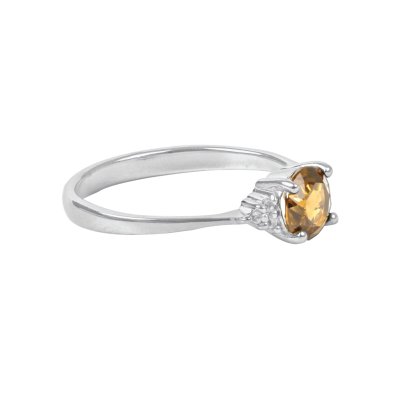 Sterling Silver Citrine Ring