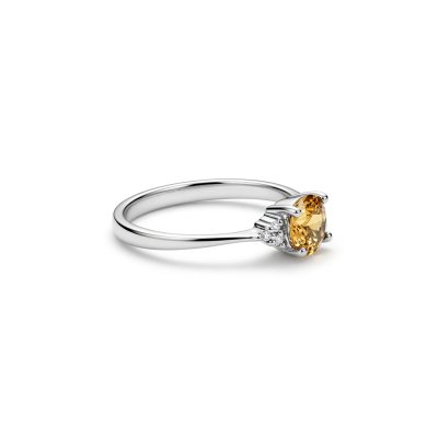 Sterling Silver Citrine Ring