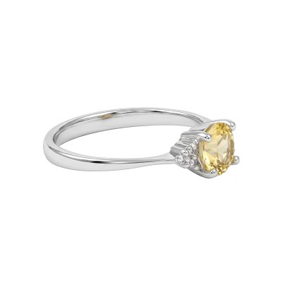 Sterling Silver Citrine Ring