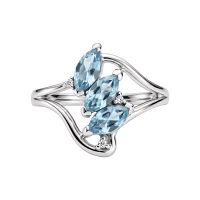 Sterling Silver Sky Blue Topaz Ring