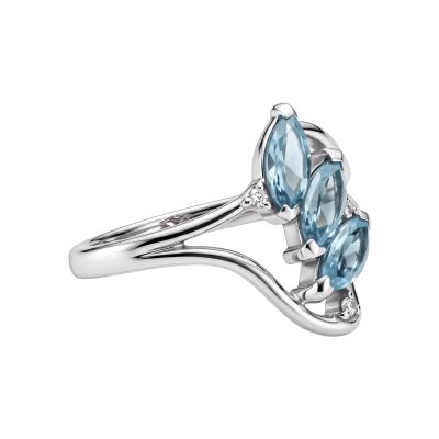Sterling Silver Sky Blue Topaz Ring