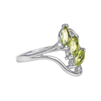 Sterling Silver Peridot Ring