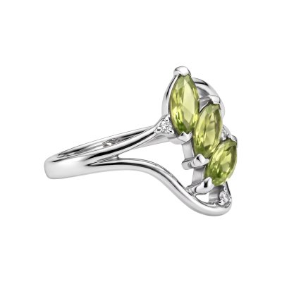 Sterling Silver Peridot Ring