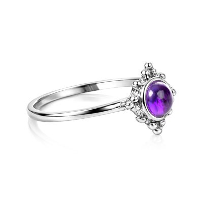 Sterling Silver Amethyst Ring