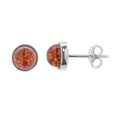 Sterling Silver Stud Earrings 6 mm