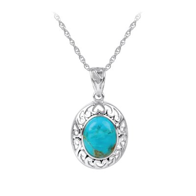 Sterling Silver Pendant with Chain 18 Inches
