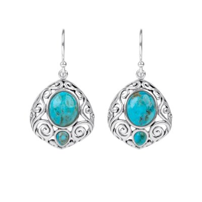 Sterling Silver Turquoise Earrings