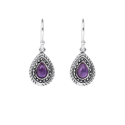 Sterling Silver Amethyst Earrings