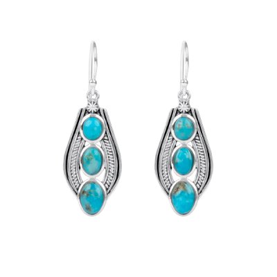 Sterling Silver Turquoise Earrings