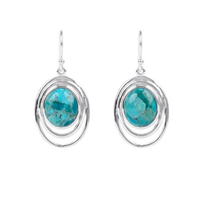 Sterling Silver Turquoise Earrings