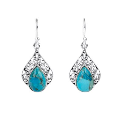 Sterling Silver Turquoise Earrings