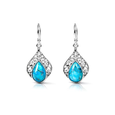 Sterling Silver Turquoise Earrings