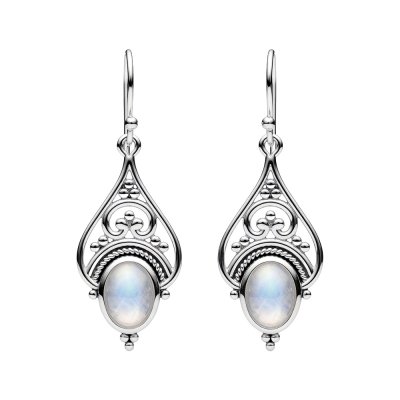 Sterling Silver Moonstone Earrings
