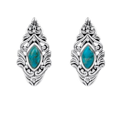 Sterling Silver Turquoise Earrings