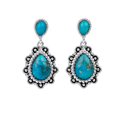 Sterling Silver Turquoise Earrings