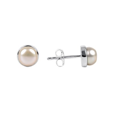 Sterling Silver Stud Earrings 6 mm