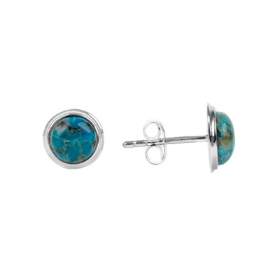 Sterling Silver Stud Earrings 8 mm