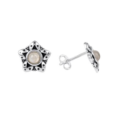 Sterling Silver Star Earrings