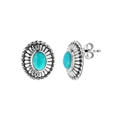 Sterling Silver Turquoise Earrings