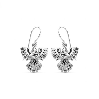 Sterling Silver Thunderbird Earrings