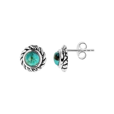 Sterling Silver Turquoise Post Earrings