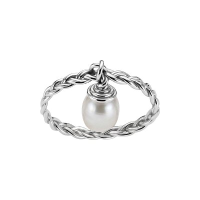 Sterling Silver Freshwater Pearl Dangle Ring