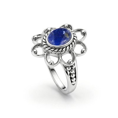 Sterling Silver Lapis Lazuli Ring